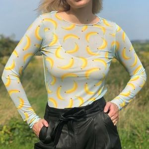 Liberte banana mesh top